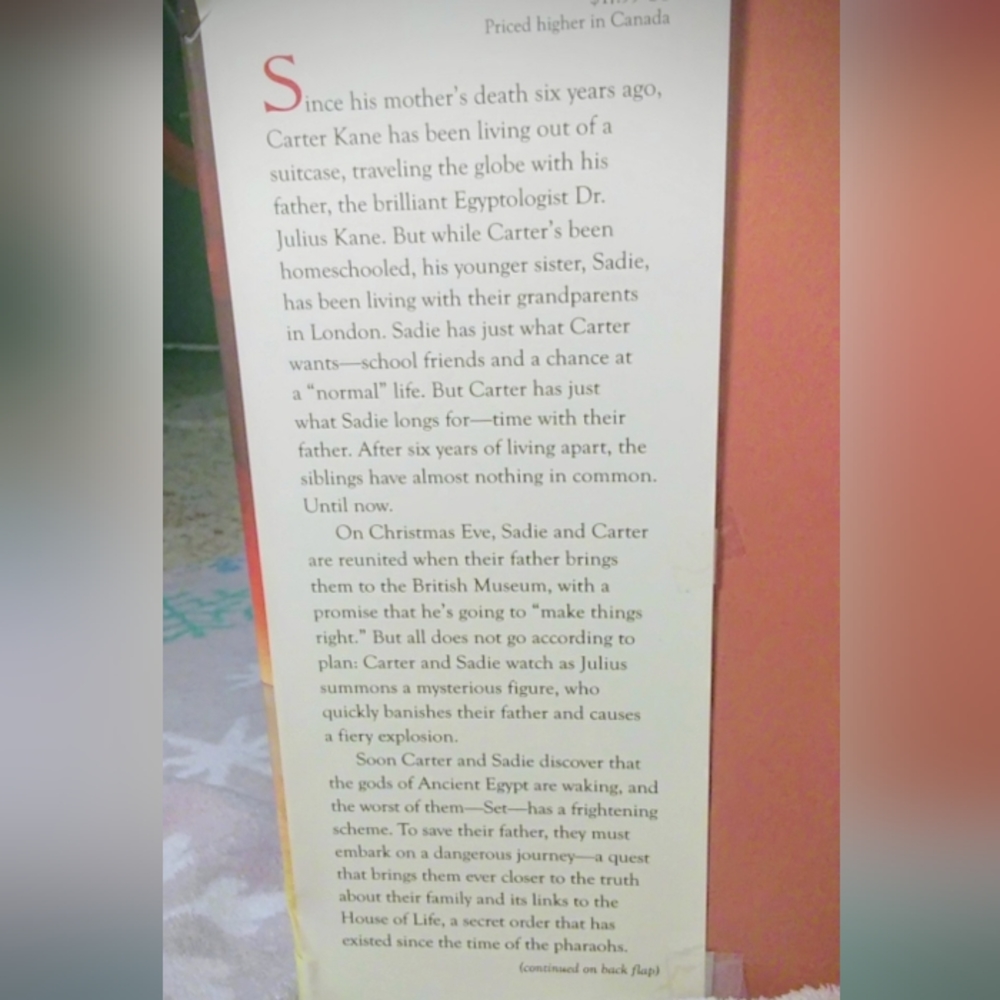 The Red Pyramid by Rick Riordan - Picture 3 of 3